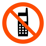 Do Not Use Mobile Phones SVG Icon